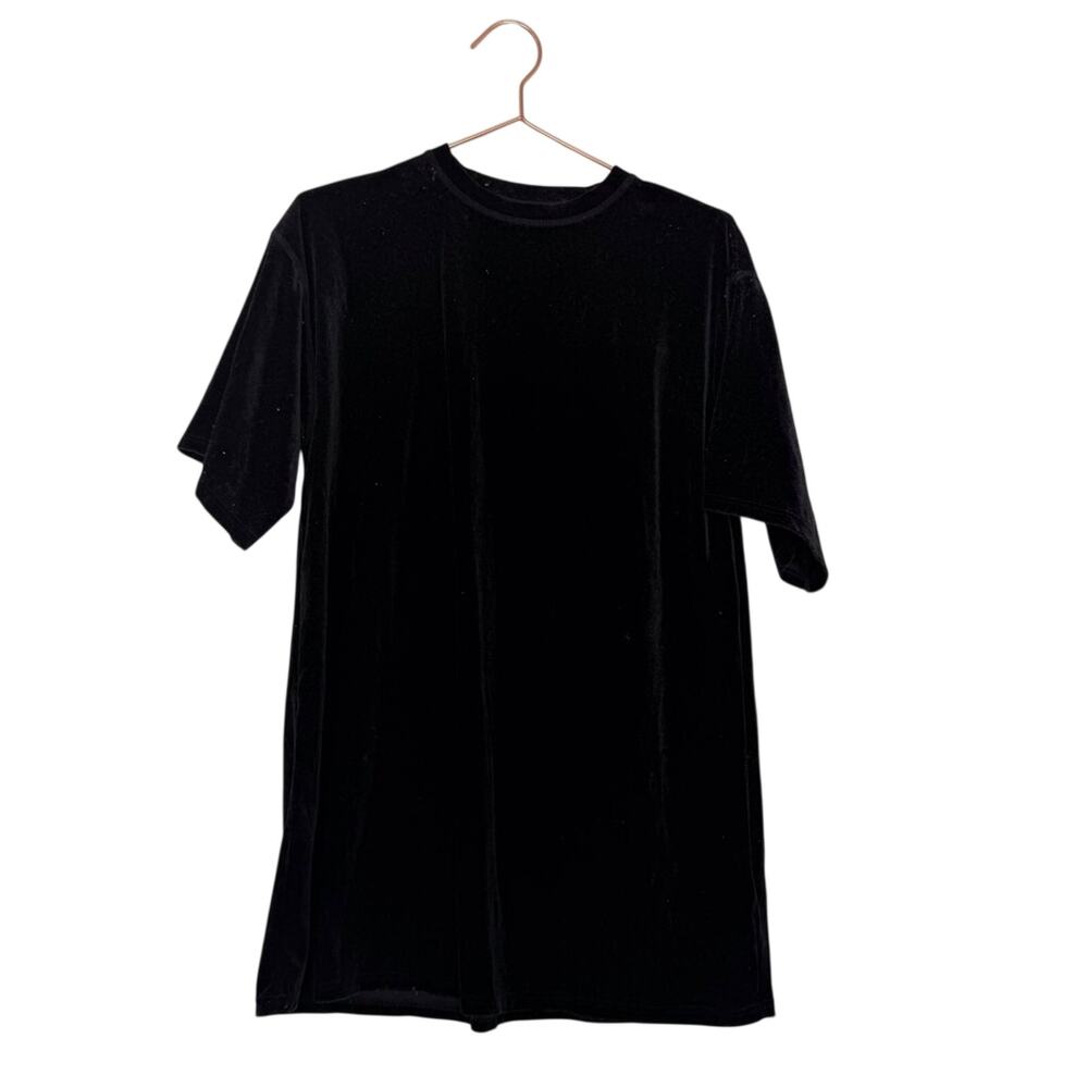 Topshop Black Velvet dress XS/S